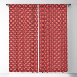 Colorful Retro Pattern 1 Blackout Curtain