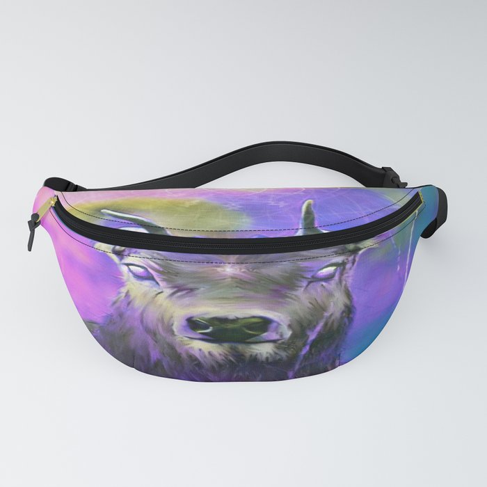 Stag spirit in pink  Fanny Pack