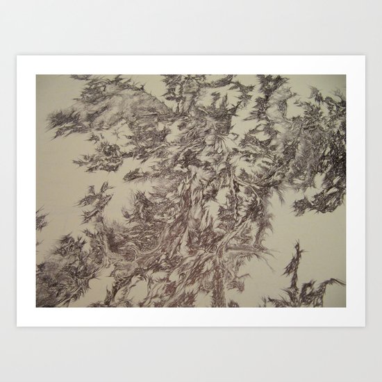 Digital Bunny-Segment 90 Art Print