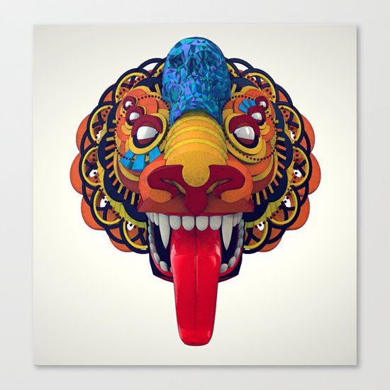 Artificial Mythology Canvas Print