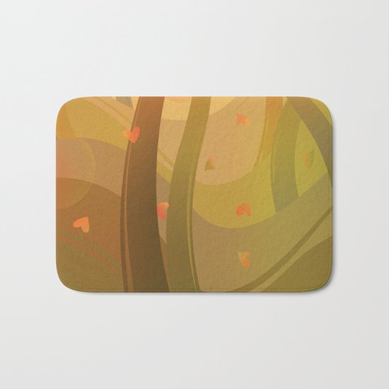 Enchanting Autumn Forest Bath Mat