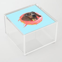 Dachshund Donuts Acrylic Box