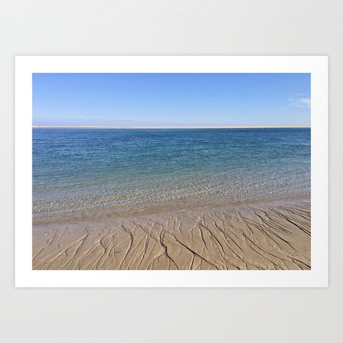 Lines in the sand Art Print