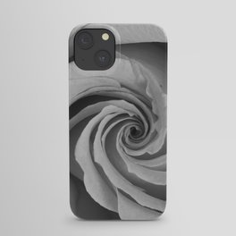 Black and White Rose iPhone Case