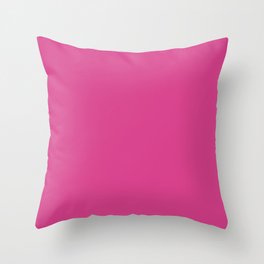 Hot Pink Throw Pillow