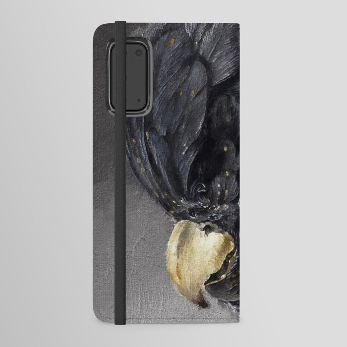 Australian Banksian Black Cockatoo, Calyptorhynchus Banksii, Red Tailed