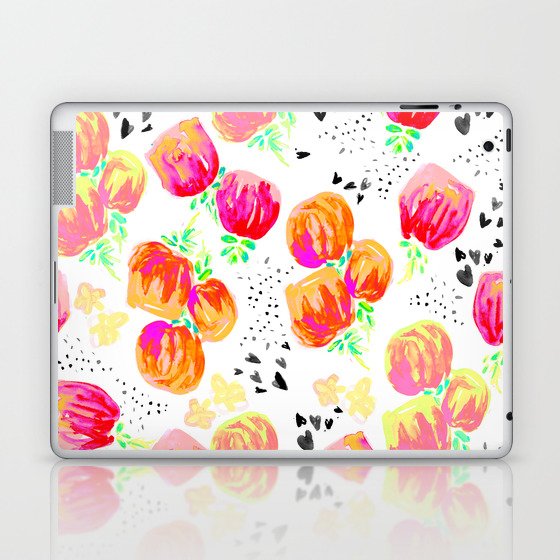 Watercolor Flowers Laptop & iPad Skin