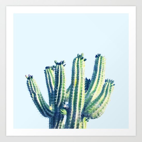 Cactus #society6 #decor #buyart Art Print