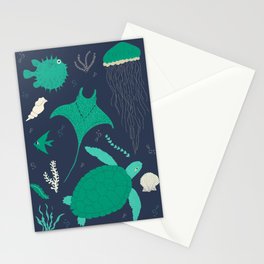 Life Aquatic Stationery Card