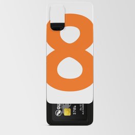 Number 8 (Orange & White) Android Card Case