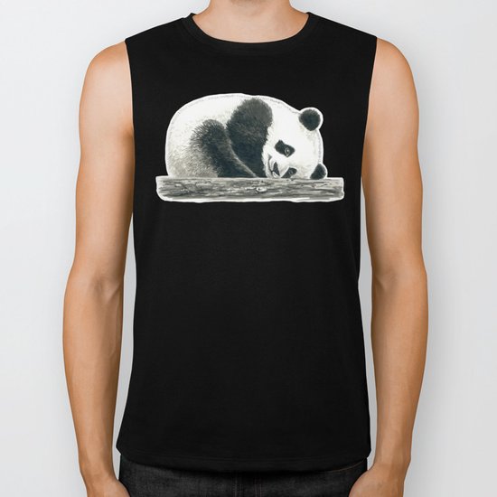 Panda bear Biker Tank