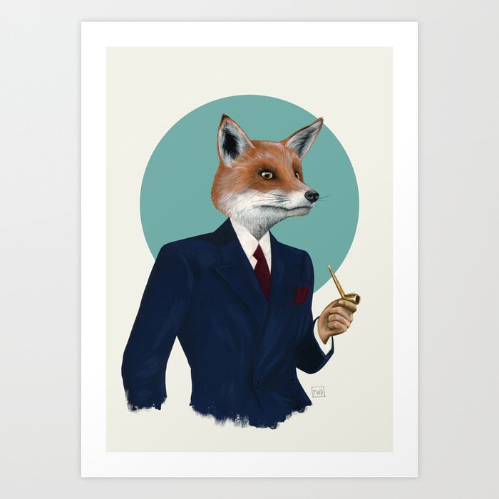 Mister Fox Art Print