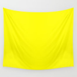 Bright Yellow Wall Tapestry