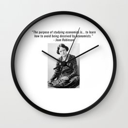 Joan Robinson Wall Clock