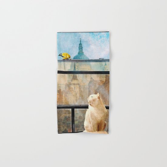 The Bird and the Cat Hand & Bath Towel
