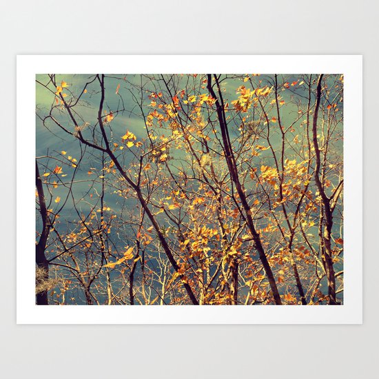 Change in Blue and Gold Art Print