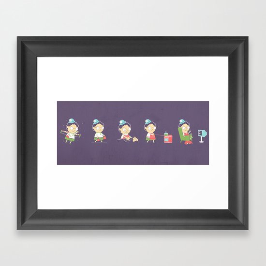 The Peculiar Life Of Mrs Nesbit Framed Art Print