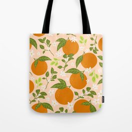 Blooming Oranges | Peach Palette Tote Bag