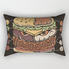 Monster Burger Rectangular Pillow