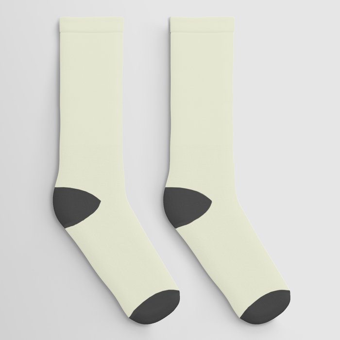 Solid Beige off-white  Socks