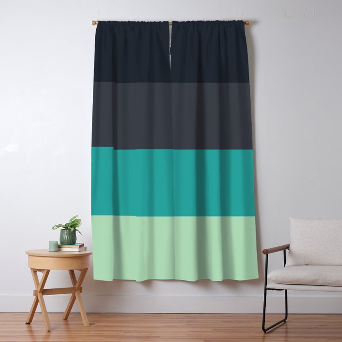 Crimson Steal Color Palette Blackout Curtain by Lilith Black Society6