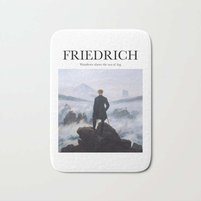 Friedrich - Wanderer Above the Sea of Fog Bath Mat
