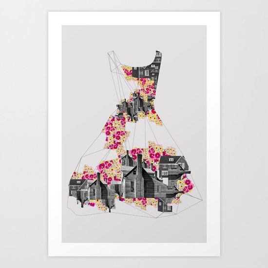 FILLED WITH CITY II Art Print