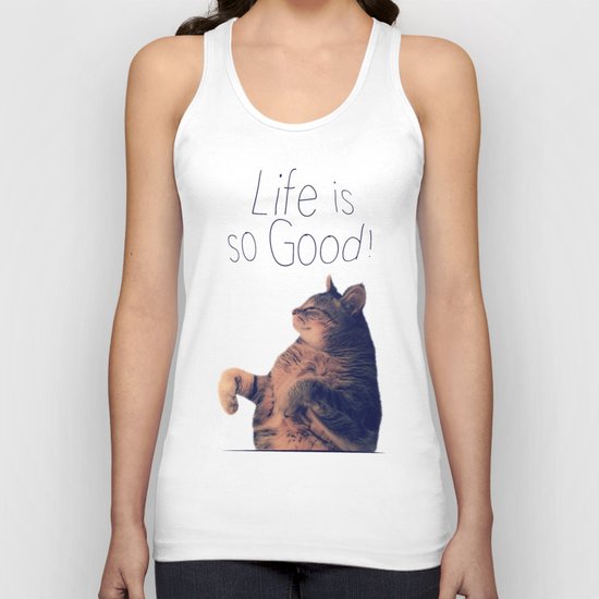 Dancing Kitty Cat Unisex Tank Top