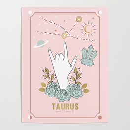 Taurus Zodiac Series Poster