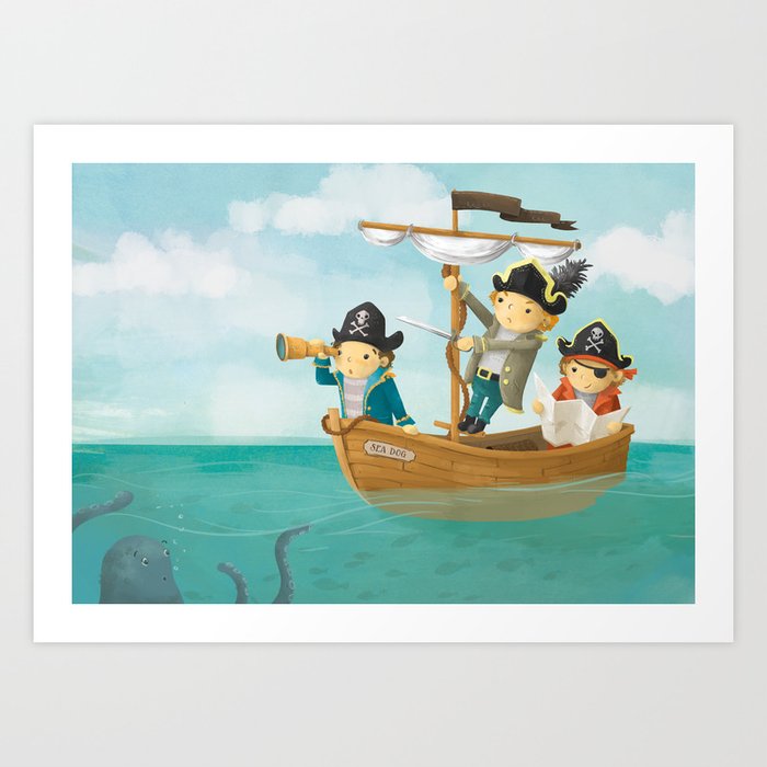 Pirates! Art Print