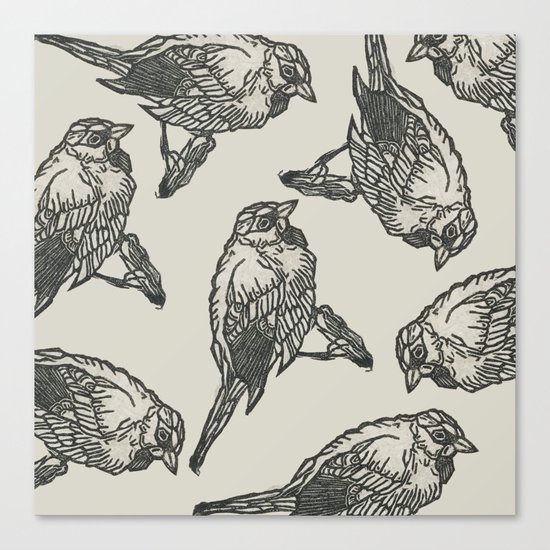 Bird Print Canvas Print