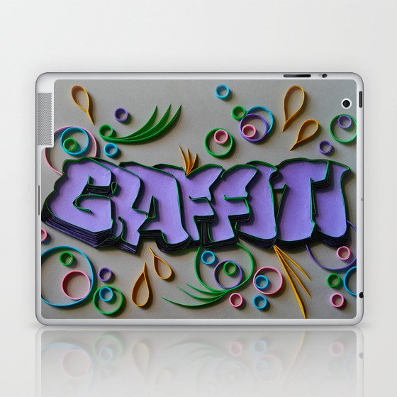 Off the street - Graffiti art Laptop & iPad Skin