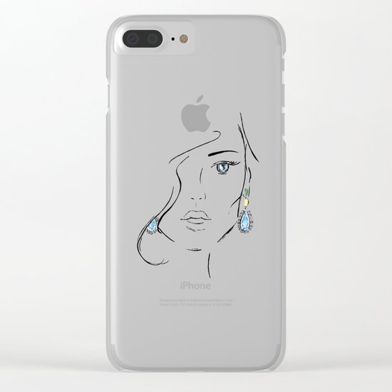 Topaz eye Clear iPhone Case