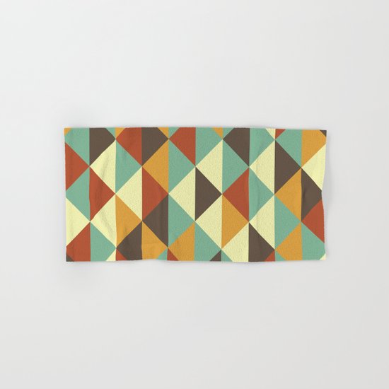 Triangle stencil Hand & Bath Towel