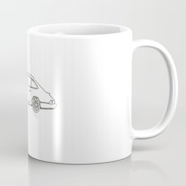 One-line Sportscar Coffee Mug
