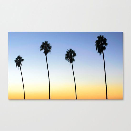 San Diego Palms Canvas Print