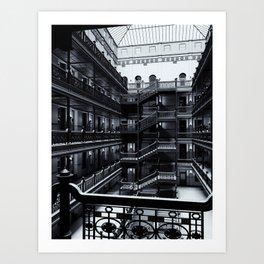 The Bradbury Building Los Angeles Art Print