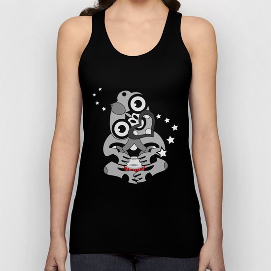 Hei Tiki New Zealand Drum Unisex Tank Top
