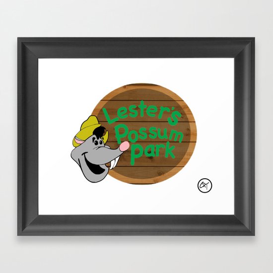 Who's your favorite possum? Framed Art Print