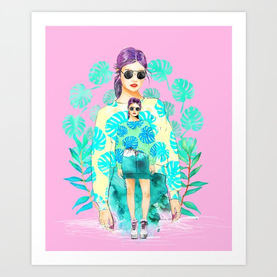 Monstera Deliciosa Art Print