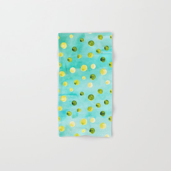 Polka Dot Pattern 07 Hand & Bath Towel