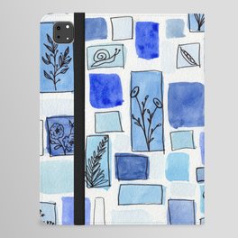 Floral Blues iPad Folio Case