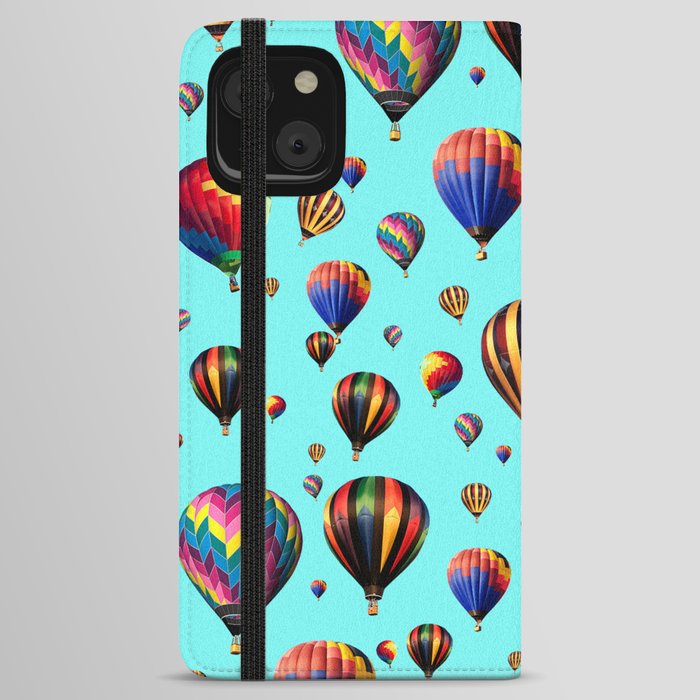 Colorful Hot Air Balloons iPhone Wallet Case