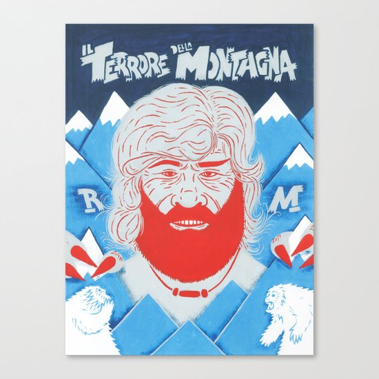 Il Terrore della Montagna Canvas Print