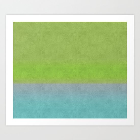 Green greenery greenish Art Print