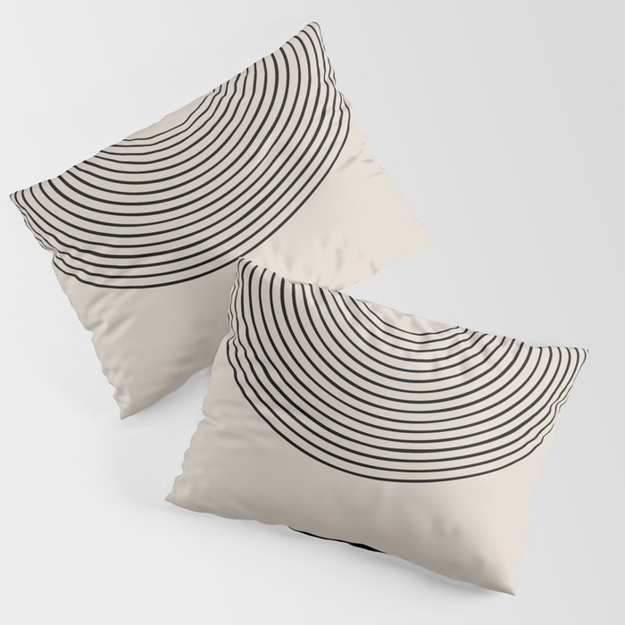 Lia - Mid Century Modern Abstract Art Pillow Sham