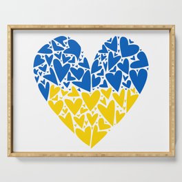Ukraine Hearts Serving Tray