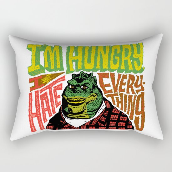 Hungry Earl Rectangular Pillow