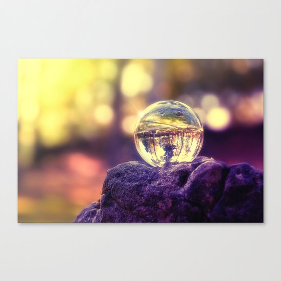 COLLECTION »CRYSTAL BALL« | Last Light Canvas Print