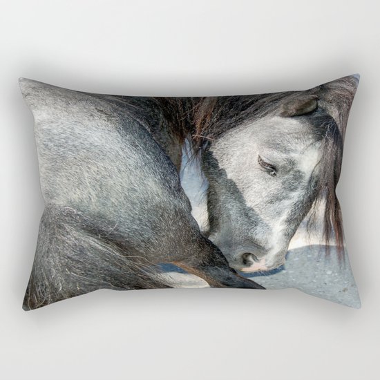 The horse Rectangular Pillow